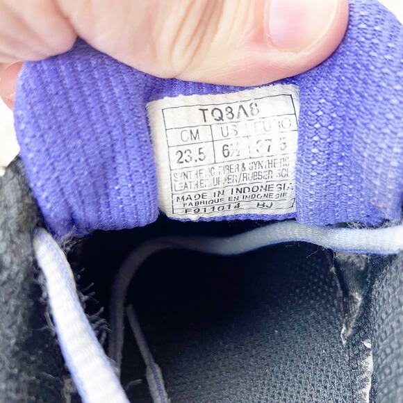 Asics 6.5 Womens Gray Purple Gel-Foundation Running Shoes Sneakers - Picture 7 of 9